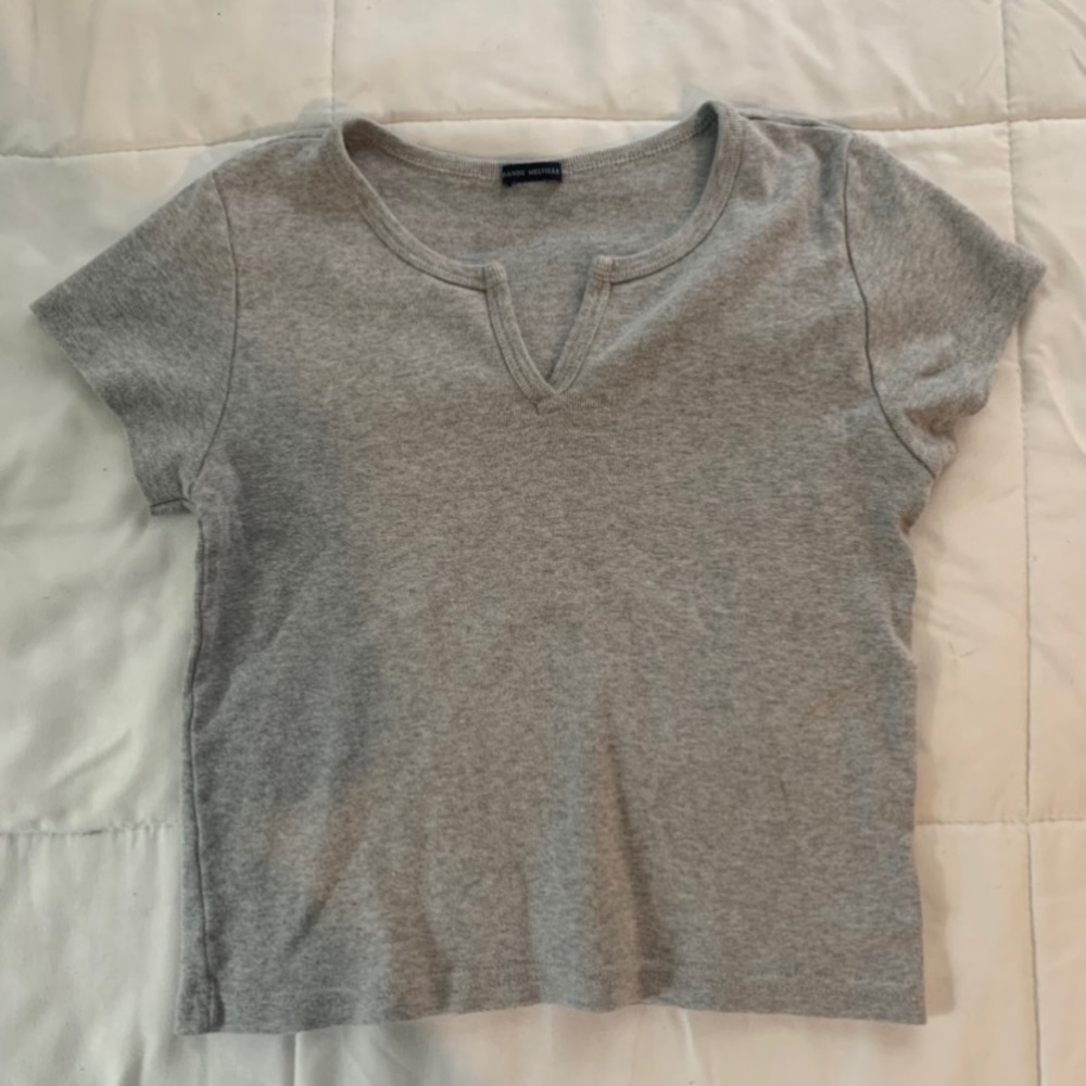 grey brandy melville top